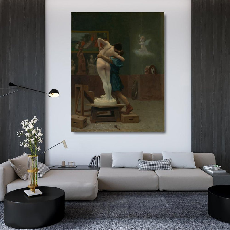 Pygmalion and Galatea, 46" H x 36" W