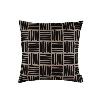 Appliqued Feather Throw Pillow