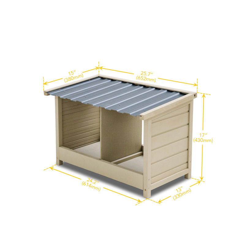Boîte de nidification universelle à 2 compartiments