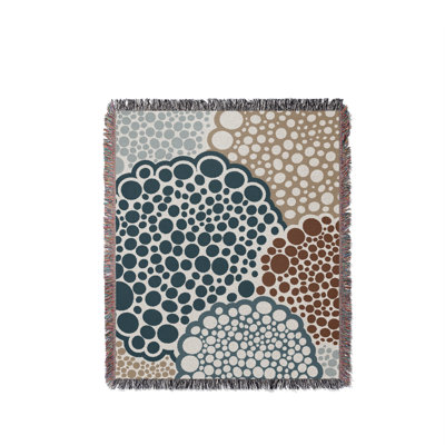 Floral  Cotton Throw Blanket