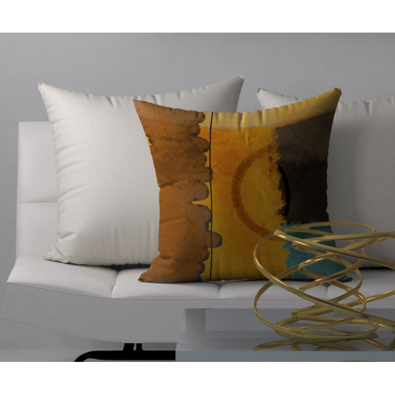 Housse de coussin décorative carrée simple Trust, 24 po x 24 po