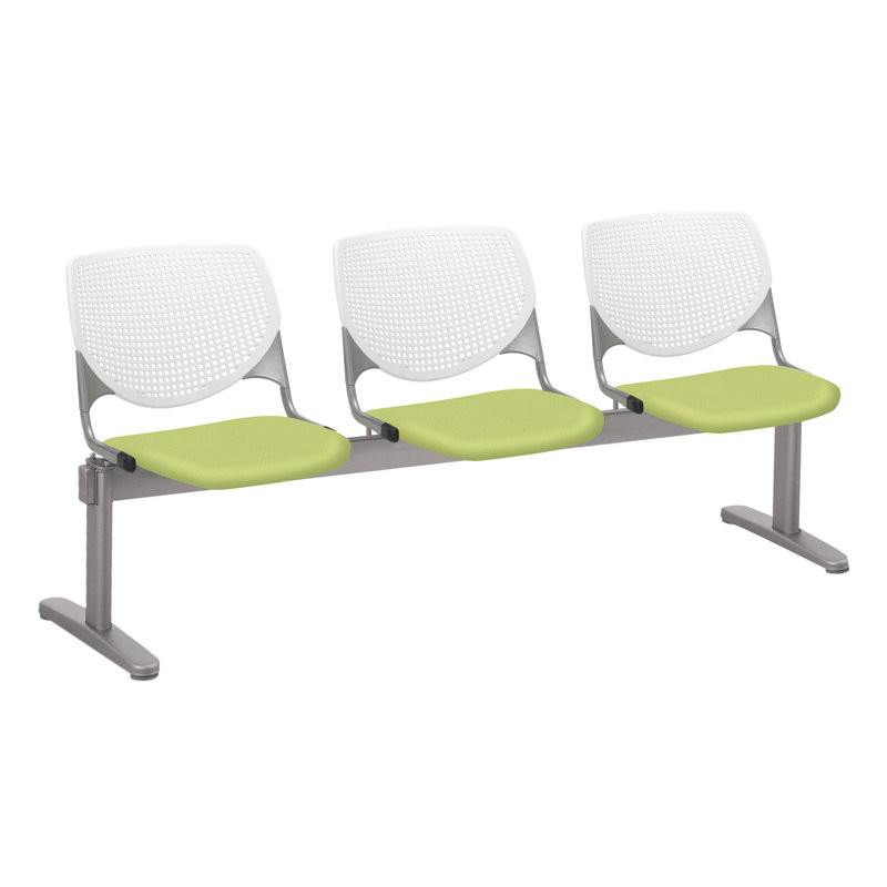 Siège tandem l 71 po avec structure en métal Kool, Vert pomme