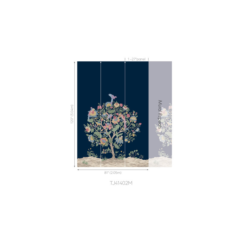 Murale florale Addlie