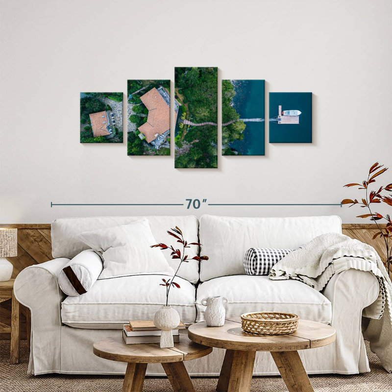 Northeast Harbor Dock And Cabin, 24" H x 55" W