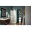 Porte de douche pliable sans cadre 36 po x 74,75 po aqua