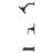 Vaneri Tub & Shower Faucet with Rough-in Valve-93559696