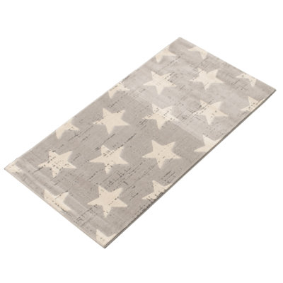 Ensemble de tapis gris / beige Janill