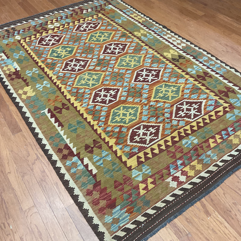  Tapis en laine fabriqué à la main Kilim