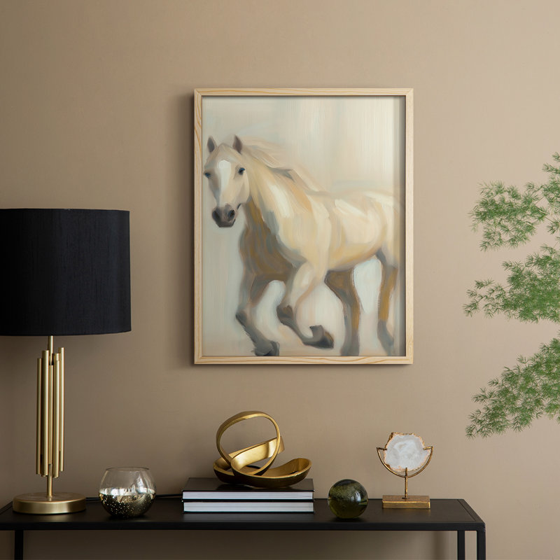 ANIMALS Series CECXL, reproduction encadrée - bois massif, Naturel, H 11 po x l 9 po