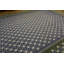 Tapis antique antique en coton tissé à plat à motif géométrique indien Dhurrie