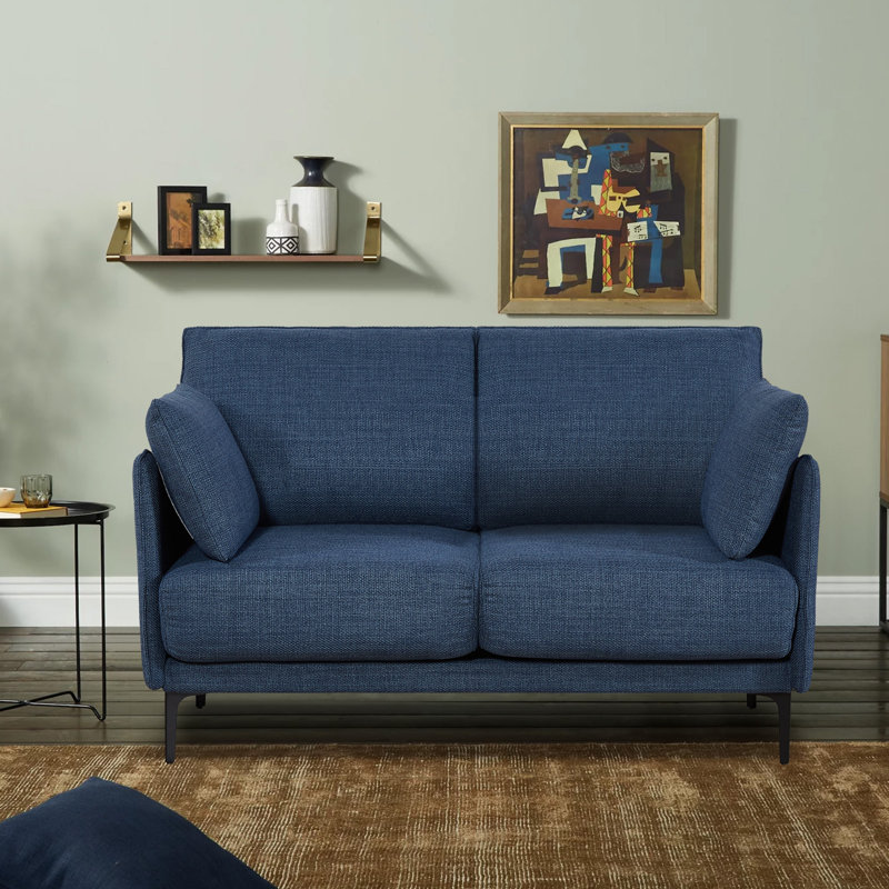 Canapé 2 places en tissu Loveseat, Bleu