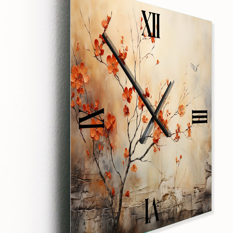 Horloge murale érable et éblouissant érable, Médium