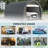 Outsunny 10' X 16' Carport, Heavy Duty Portable Garage Storage Tent With Large Zippered Door, Anti-UV PE Canopy Cover For Car, Truck, Boat, Motorcycle, Bike, Garden Tools, Outdoor Work-110874487