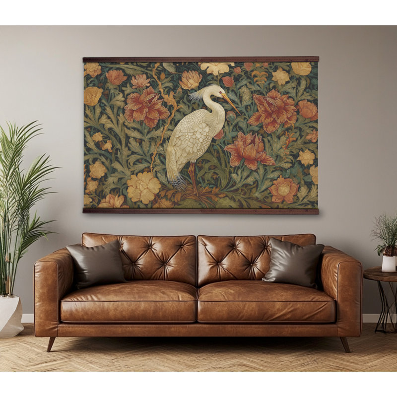 Tapisserie Heron, H 32 po x l 48 po
