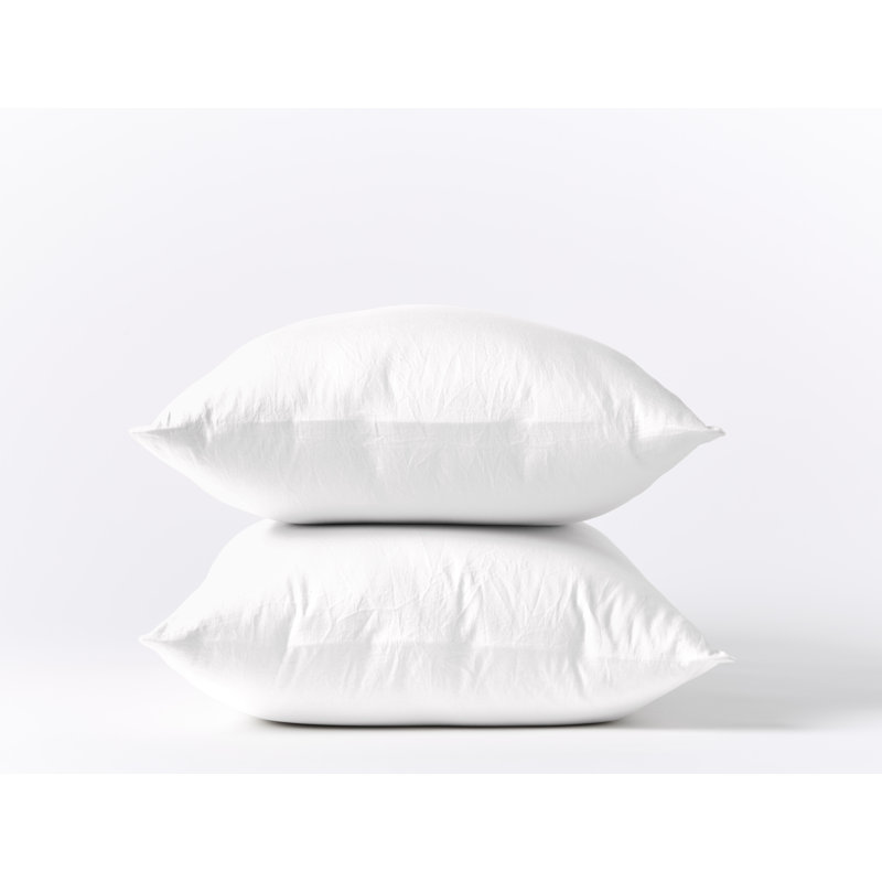 Organic Relaxed Pillowcase, Standard/Queen Pillowcase, Alpine White