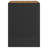 Vidaxl Garden Bar Table Black Poly Rattan Large UV-Resistant Materials-116118492-116118491