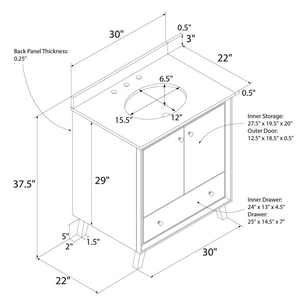 Dimensions du produit