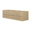   Ensemble de meuble-lavabo mural ovale double avec comptoir en quartz blanc pur de 1,5 po et ensembles de comptoir ovale de définit Ensuko-2009172346-2009172351