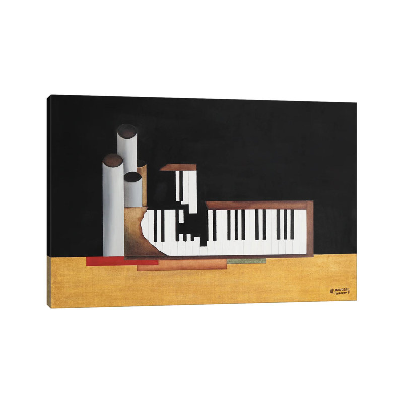 Forte 1 Piece Wrapped Canvas Painting, 20.32cm H x 30.48cm W x 1.905cm D