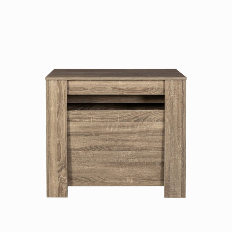 Console multifonctionnelle extensible, H 30,71 po x l 118,11 po x P 35,43 po, Brown