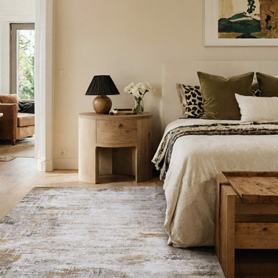 Tapis oriental lavable à la machine