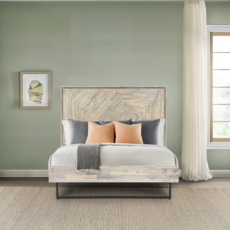 Bulat Metal Slat Bed, Queen
