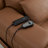 Genuine Leather Power Lift Recliner With Pocket And Lumbar Pillow-372809219