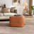 Upholstered Square PU Leather Ottoman