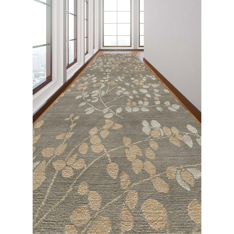 Floral Area Rug, Runner 3' x 12'