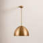 Luminaire suspendu en forme de dôme à 1 lumière Nikita Octavia-88144569-88144570