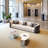 Grey Business-Style Three-Seater Reception Sofa