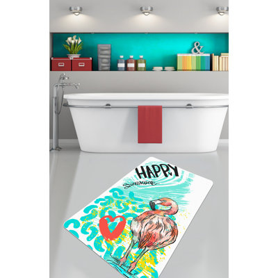 Antibacterial Bathmat, 100% Polyester, 31.5 x 39.4 inches | Non-Slip Underside, 0.4 in Pile Height, 700 g/m² | Machine Washable at 86°F, Easy Care, Perfect for Bathroom Safety & Comfort, Soft & Durable Design