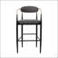 Ensemble de tabourets de bar pivotant à hauteur réglable moderne avec coussin capitonné et base stable pour comptoir de cuisine