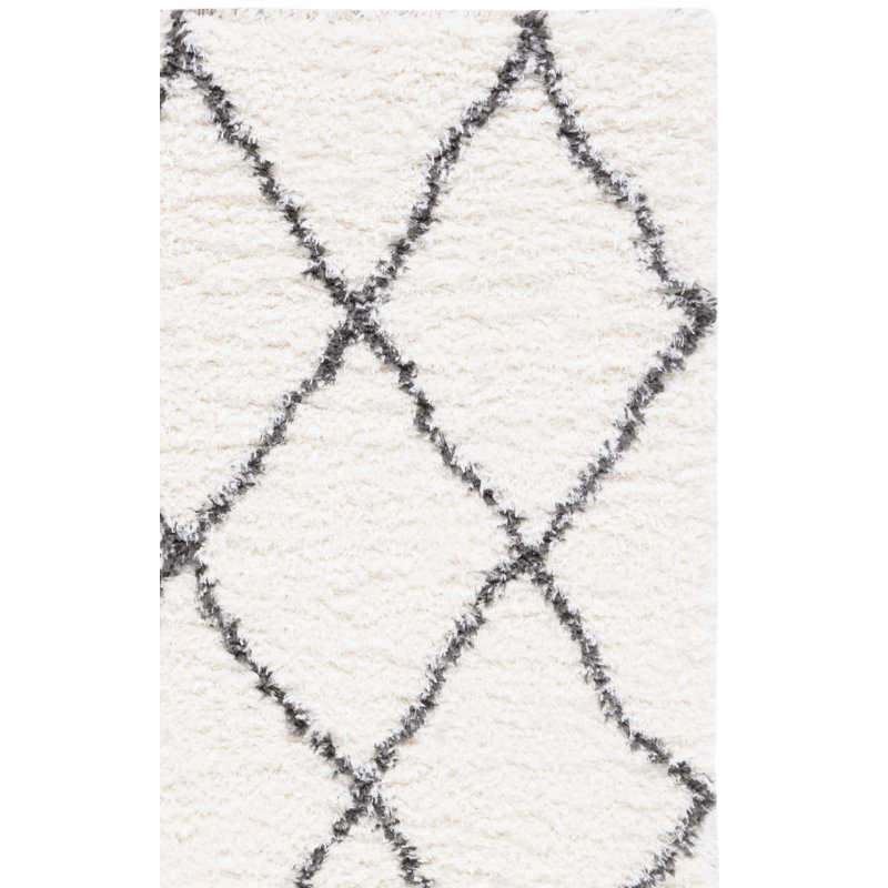 Tapis à motif géométrique Shanaya, Rectangle 8 pi x 10 pi