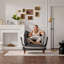 Fauteuil d'appoint simple de style moderne en chenille de style moderne