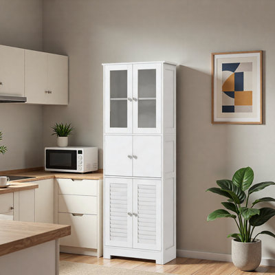 Elegant Storage Cabinet,Freestanding Foyer Cabinet