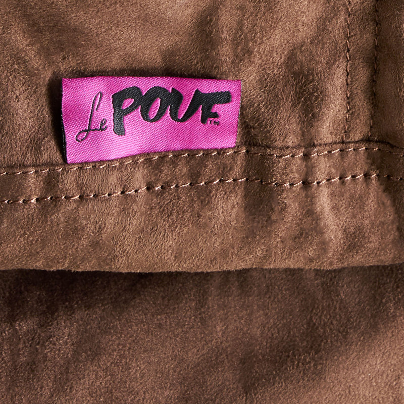 Microfiber / Microsuede Classic Bean Bag, Brown Microfiber