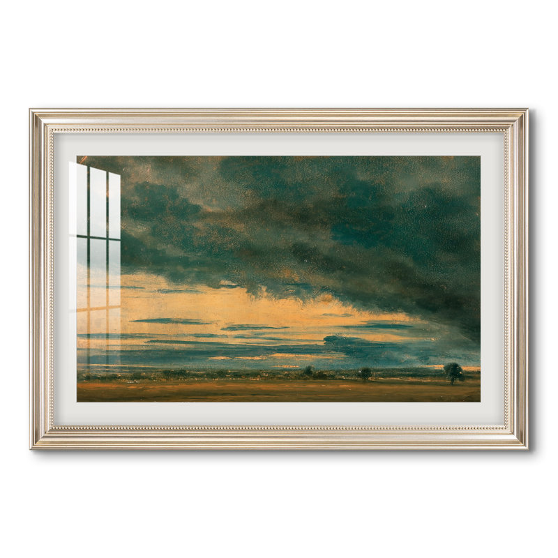 Étude des nuages, vers 1821 - John Constable - Estampe encadrée sur mesure, 28x40 INNER SIZE, Framed Print with Mat