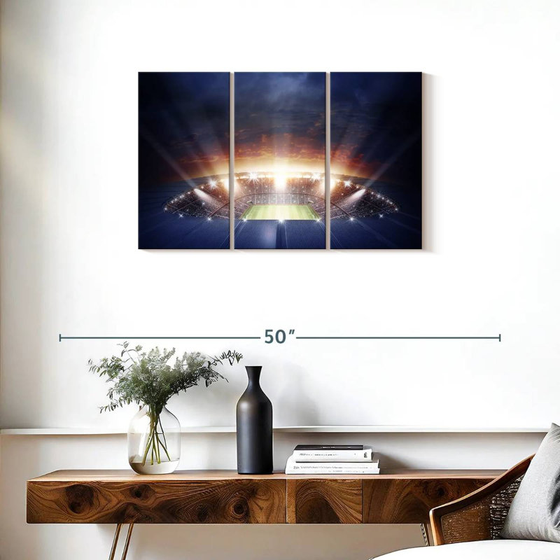 Lumières du stade de football Sireci, H 20 po x l 33 po