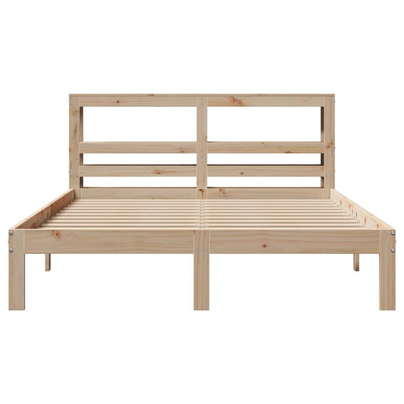 Storage Bed, Brown, 140 x 190cm