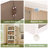 4 Tier Stackable Foldable Storage Bins with Lid and Wheels