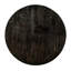 Table basse ronde transitionnelle avec tablette