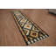 Tapis de couloir oriental géométrique en laine Kilim 3 x 13