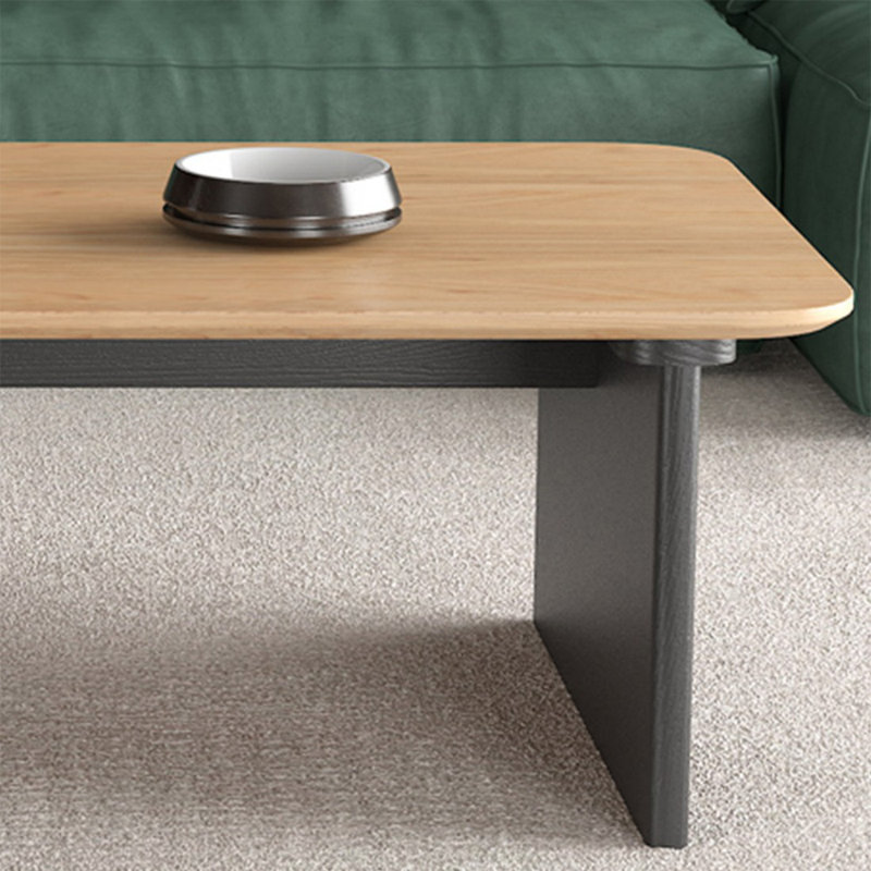 Table basse Burlywood, H 16,93 po x L 47,24 po x l 23,62 po, Brun orangé