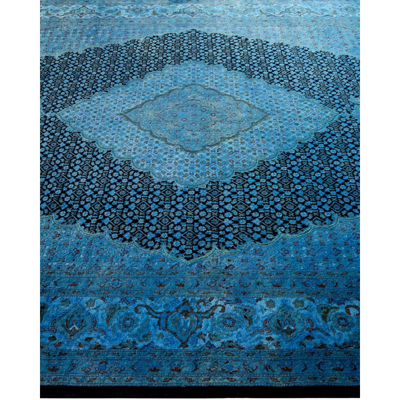 Fine Vibrance One-of-a-Kind 6' 8" x 9' 10" Hand Knotted Area Rug