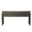 Ensemble de console avec trois tabourets rembourrés Canton