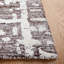 Tapis brun / ivoire touffeté à la main Brodney-943674035