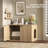 31.5" Cat Litter Box Enclosure Furniture, Large Decorative Hidden Litter Box Cabinet For Living Rooms, Entryways, Or Bedrooms-375290828