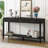 U_Style 60" Painted Console Table With 3 Drawers,Wooden Entryway Table With Storage Shelf, Farmhouse Sofa Table For Living Room, Hallway,Entryway, Foyer, Corridor(Black)-677845987