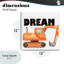 «Dream with Orange Excavator», plaque murale par Kim Allen